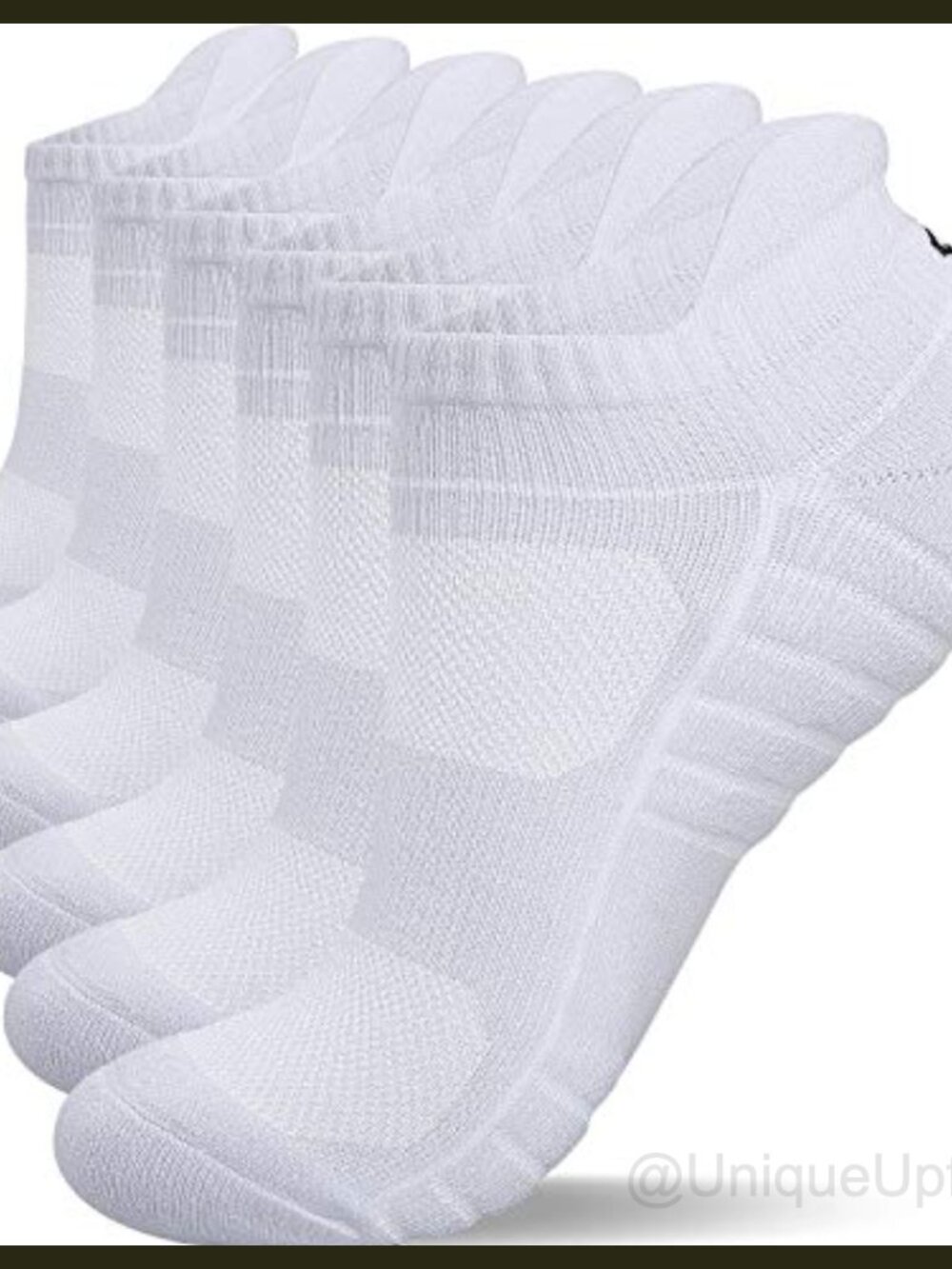 Lapulas Athletic Running Ankle Socks Low Cut Cushioned Anti-Blister Tab Sports